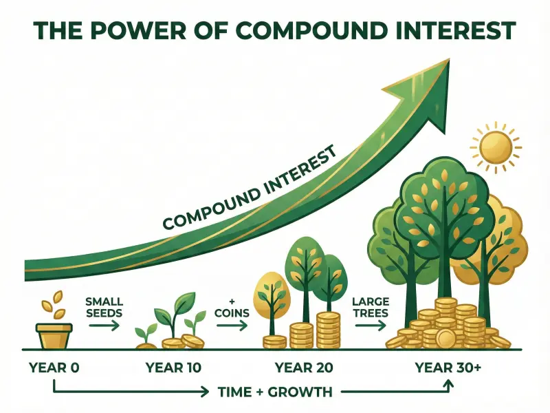 複利の力イメージ